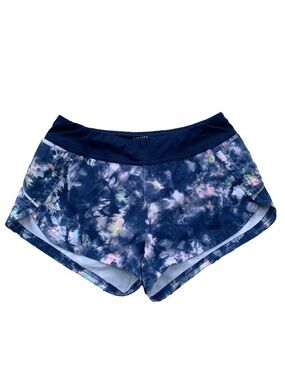 Athleta Girl Size Medium, 8-10, Blue Tie Dye Athletic Shorts